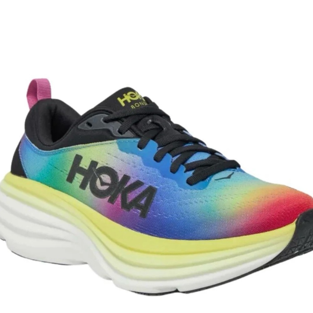 Hoka Bondi 8 in Rainbow
